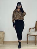 ست رویه سارافون فینگری پلنگی کد1962