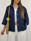 شومیز باکسی ترنج کد1802